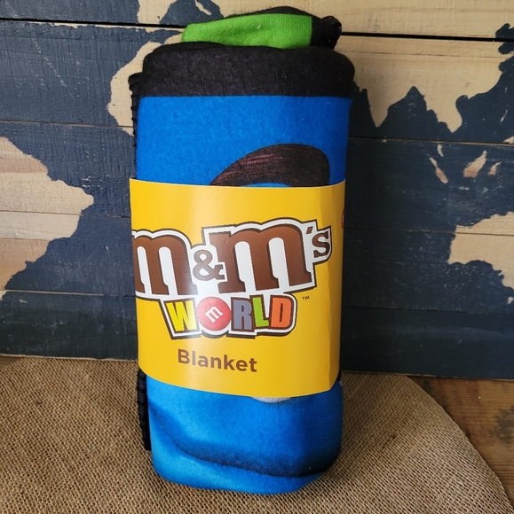 M&M'S Bedding 28 Mars Mms World Fleece Blanket Poshmark